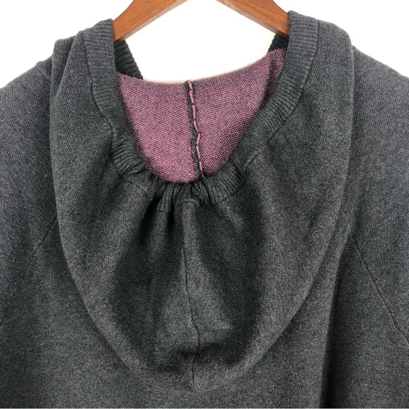 Torrid Breast Cancer Awareness Jacquard Raglan Hoodie Sweater - Picture 9 of 12